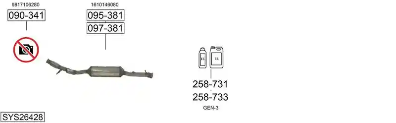 BOSAL SYS26428