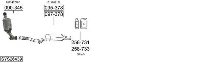 BOSAL SYS26439