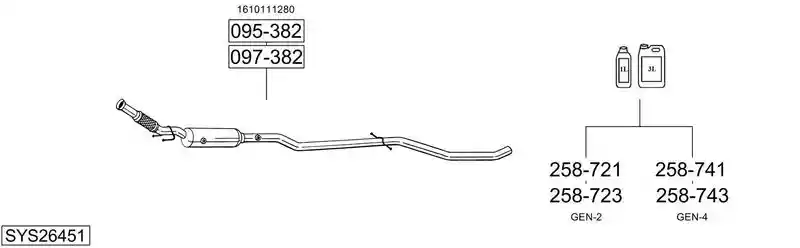 BOSAL SYS26451