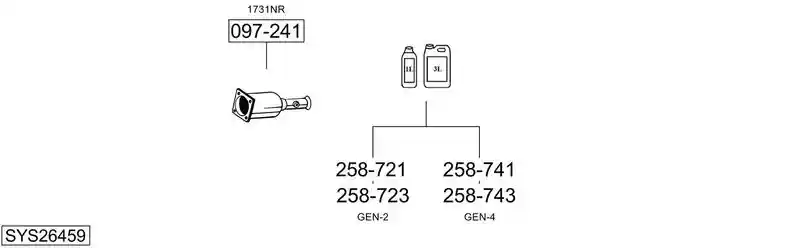 BOSAL SYS26459