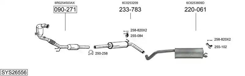 BOSAL SYS26556