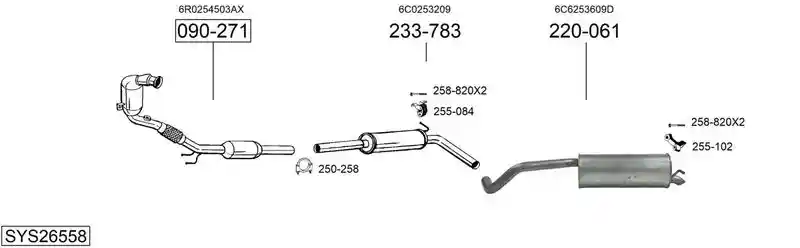 BOSAL SYS26558