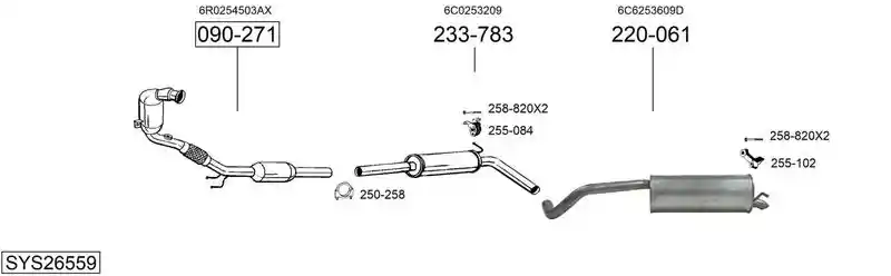 BOSAL SYS26559