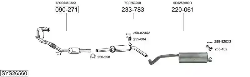 BOSAL SYS26560