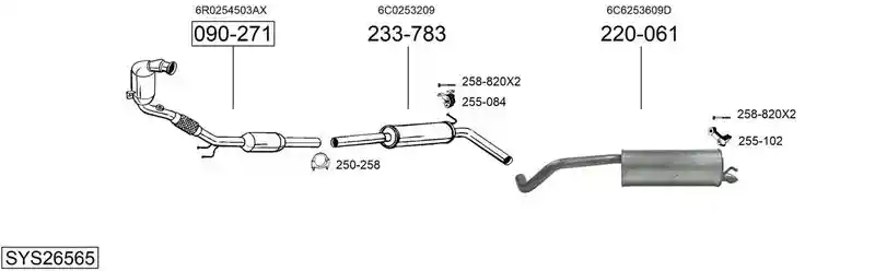 BOSAL SYS26565