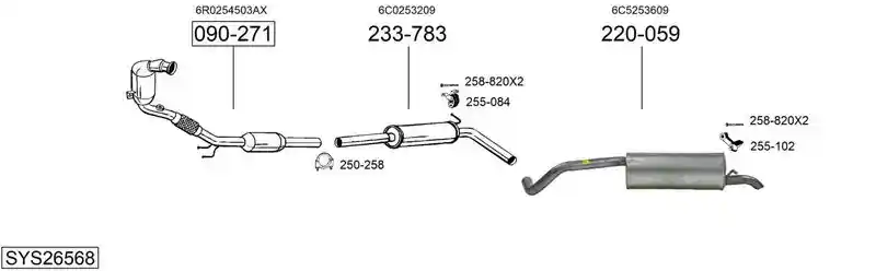 BOSAL SYS26568
