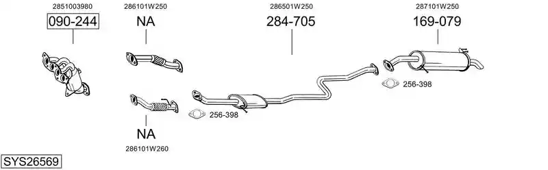 BOSAL SYS26569