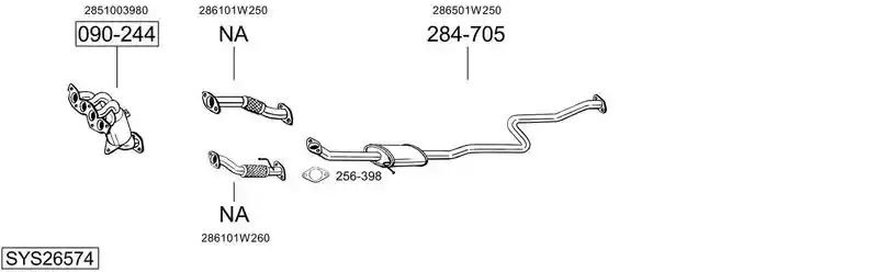 BOSAL SYS26574