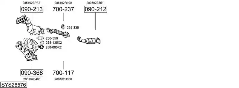 BOSAL SYS26576