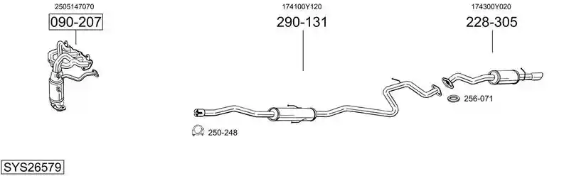 BOSAL SYS26579