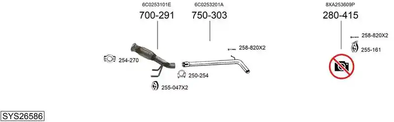 BOSAL SYS26586