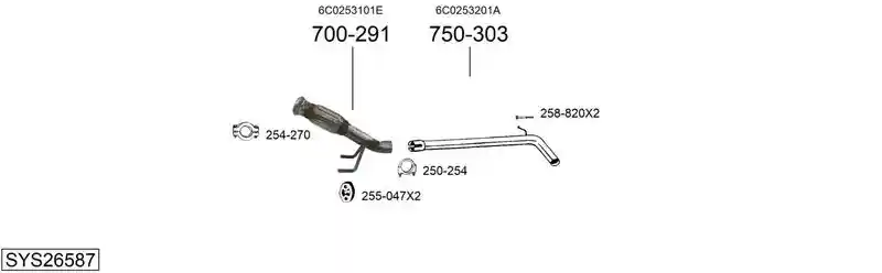 BOSAL SYS26587