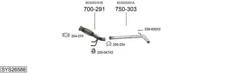 BOSAL SYS26588