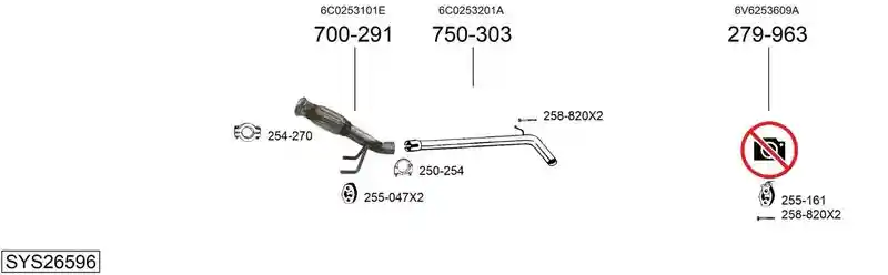 BOSAL SYS26596