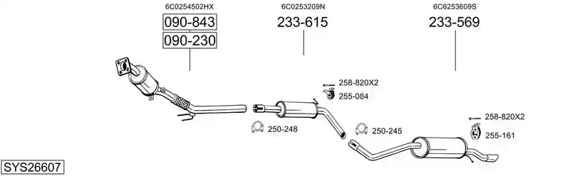 BOSAL SYS26607