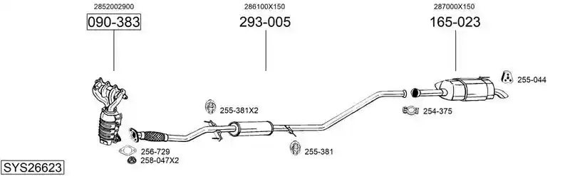 BOSAL SYS26623