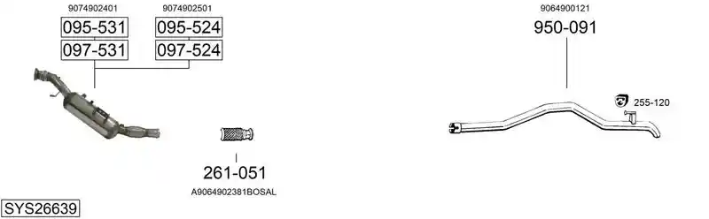 BOSAL SYS26639