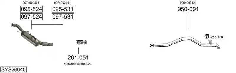 BOSAL SYS26640