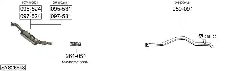 BOSAL SYS26643