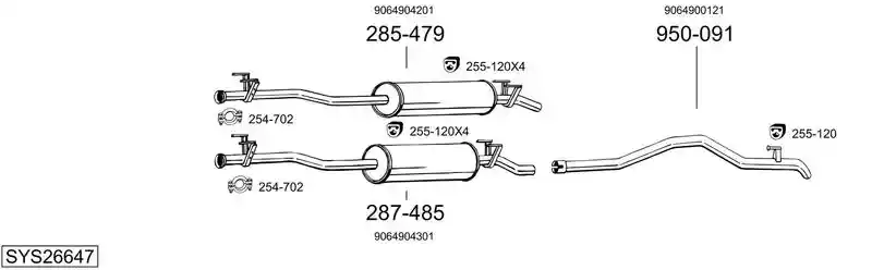 BOSAL SYS26647
