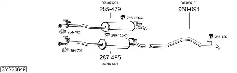 BOSAL SYS26649