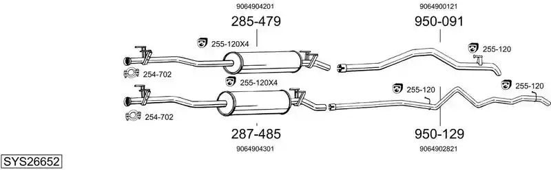 BOSAL SYS26652