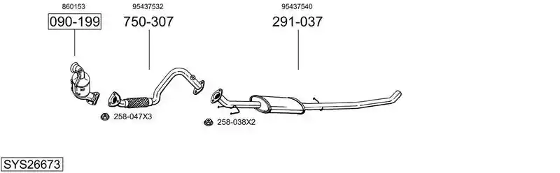 BOSAL SYS26673