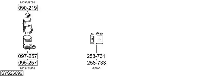 BOSAL SYS26696