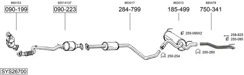 BOSAL SYS26700