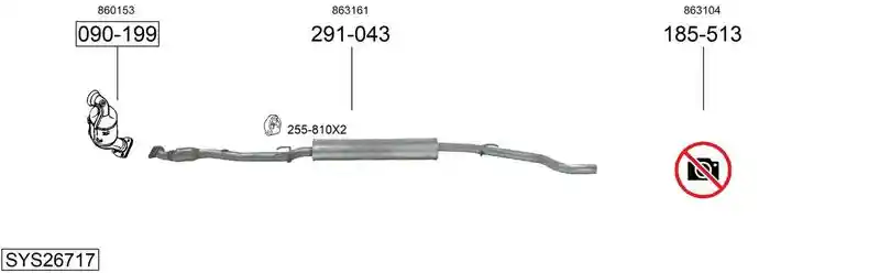 BOSAL SYS26717