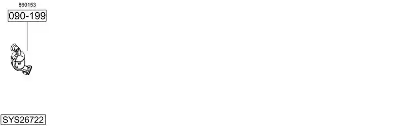 BOSAL SYS26722