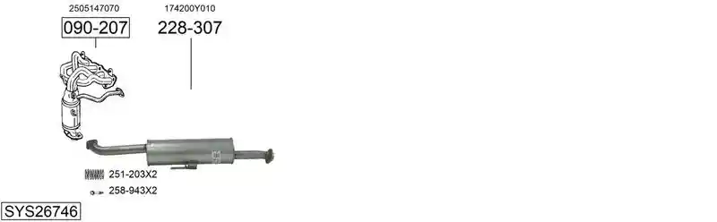 BOSAL SYS26746