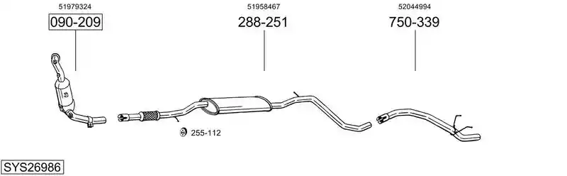 BOSAL SYS26986
