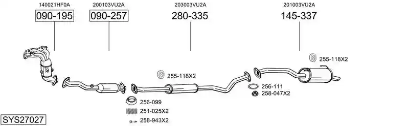 BOSAL SYS27027