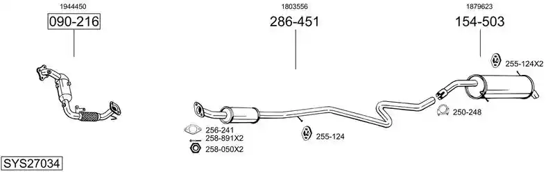 BOSAL SYS27034