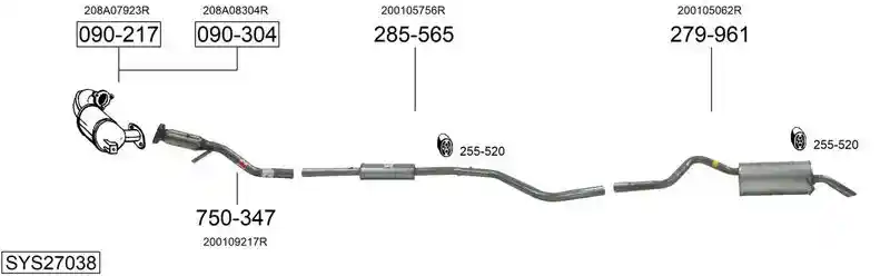 BOSAL SYS27038