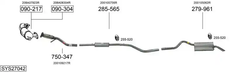 BOSAL SYS27042