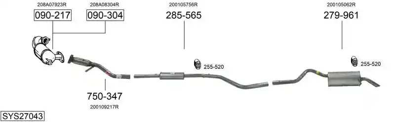 BOSAL SYS27043
