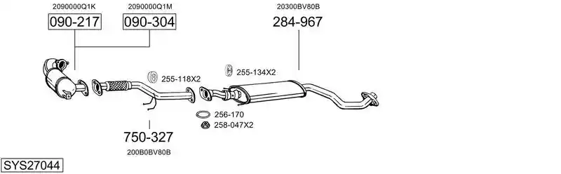 BOSAL SYS27044