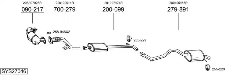 BOSAL SYS27046
