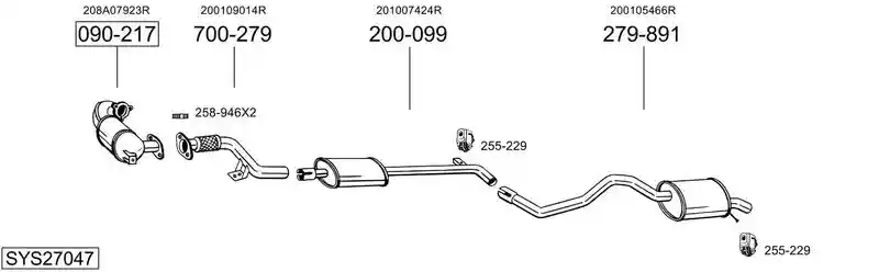 BOSAL SYS27047
