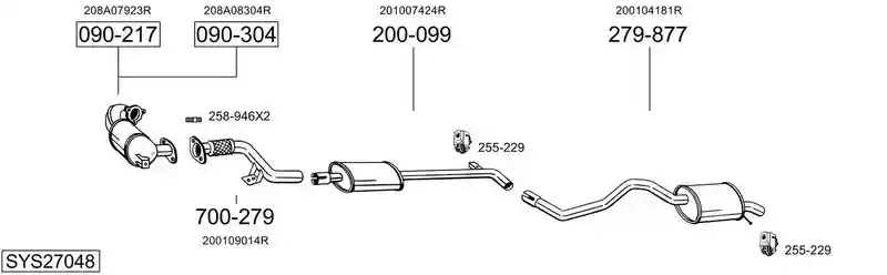 BOSAL SYS27048