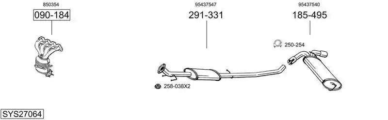 BOSAL SYS27064