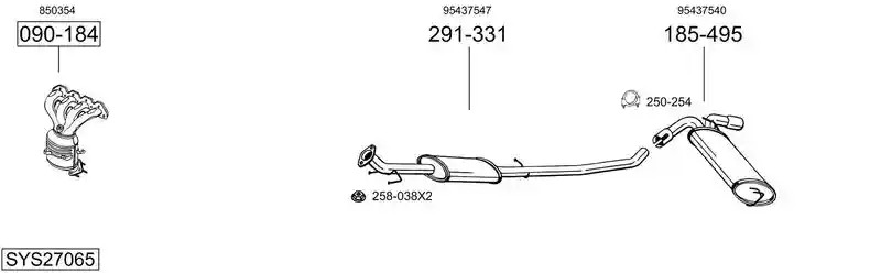 BOSAL SYS27065