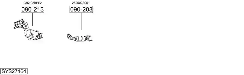 BOSAL SYS27164
