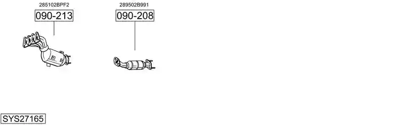 BOSAL SYS27165