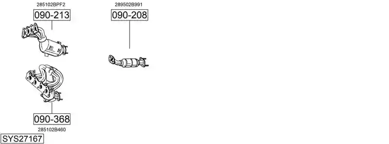 BOSAL SYS27167