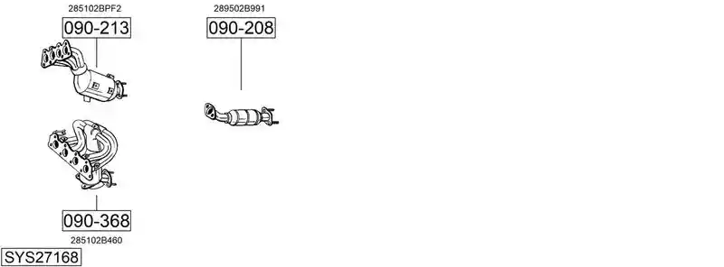 BOSAL SYS27168