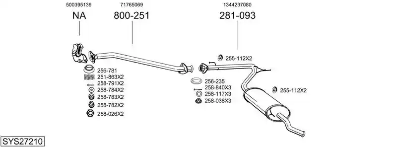 BOSAL SYS27210