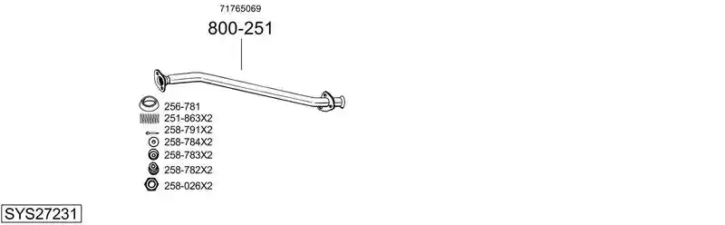 BOSAL SYS27231